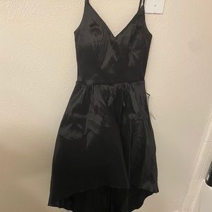High Low Black Dress - 7/8